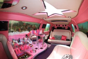 pink kids limo